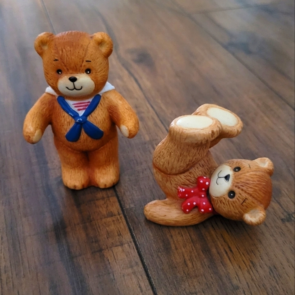 Vintage - Enensco Ceramic Teddy Bear Figurines‎